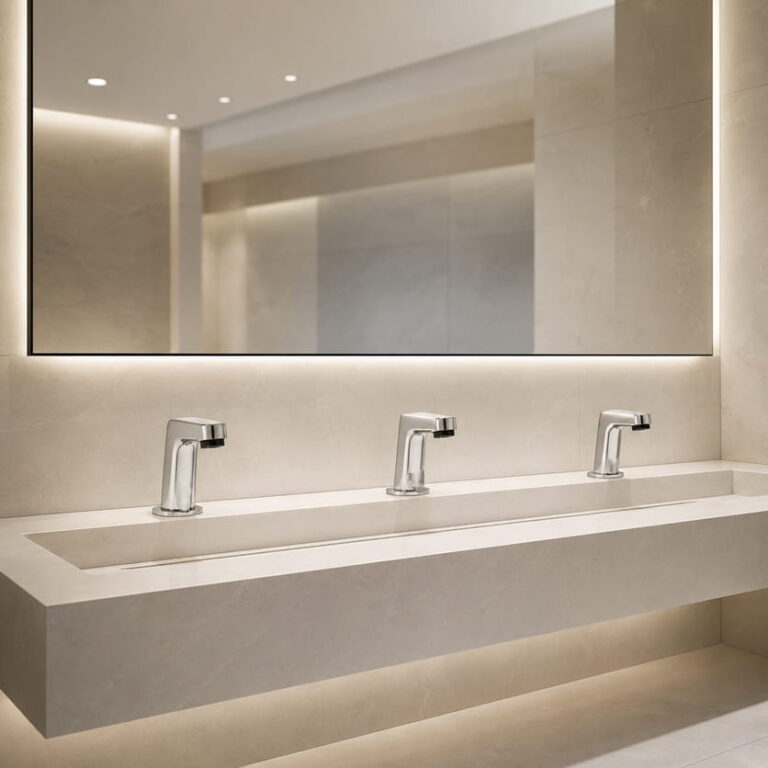 Read more about the article Chicago Faucets Commercial Touchless Review: Precision and American Engineering Standards