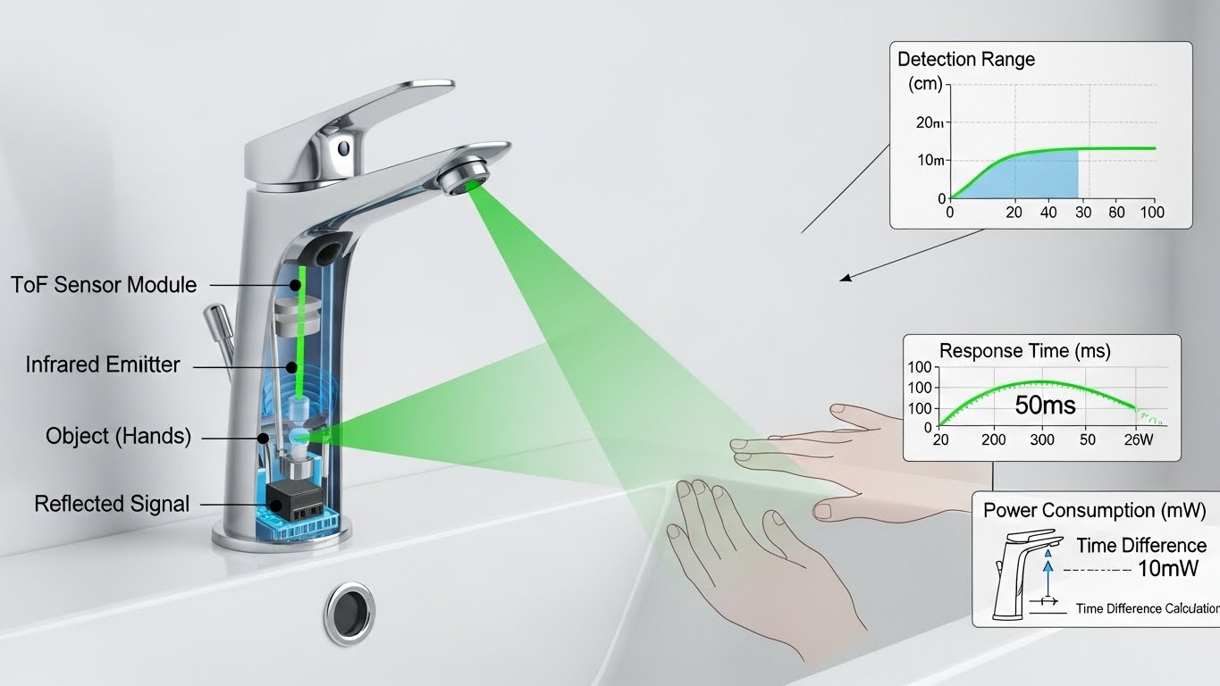 ToF detection and performance characteristics image