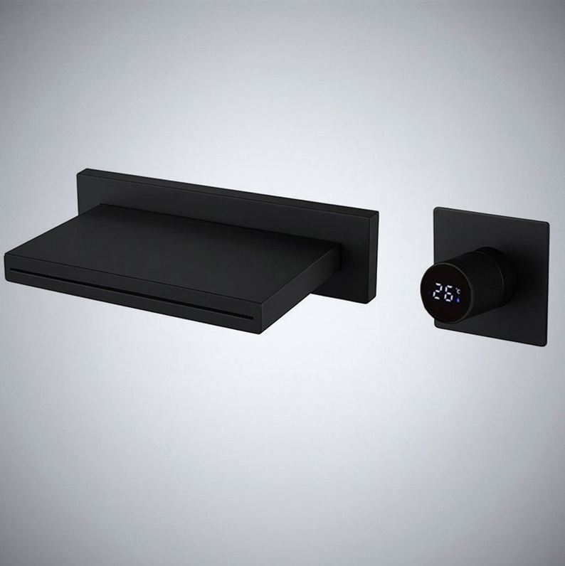 FontanaSenseArc Black Sensor Touchless Faucet