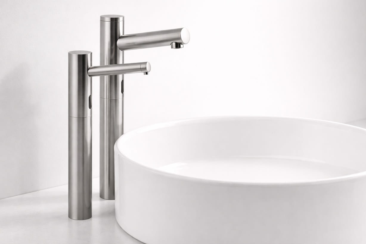 Architect reviewing plumbing infrastructure specifications for a large-scale building project