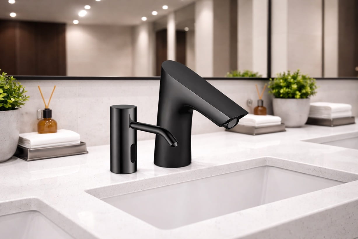 Crowd movement in a public venue supported by efficient restroom infrastructure