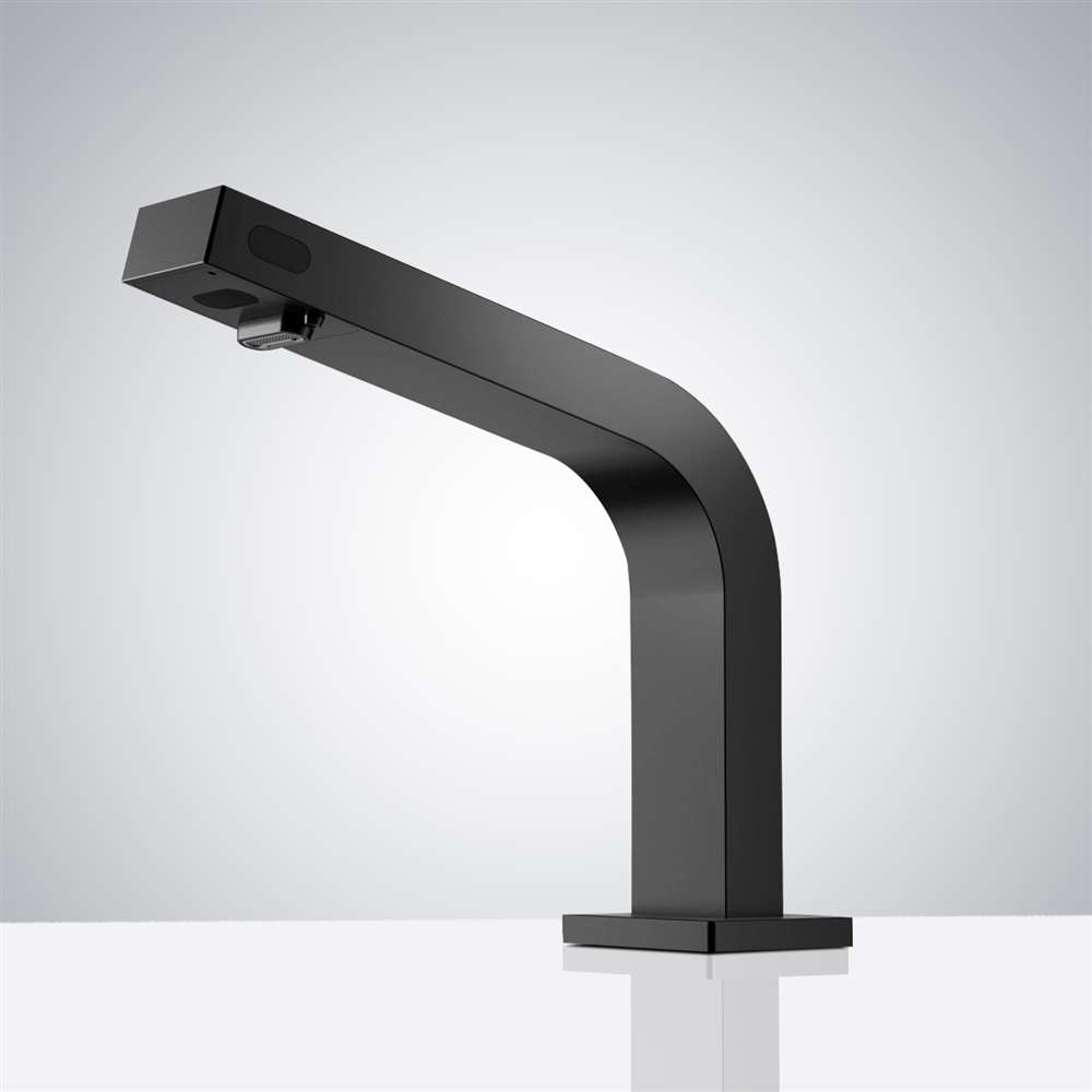 Fontana Matte Black Dual Sensor Faucet