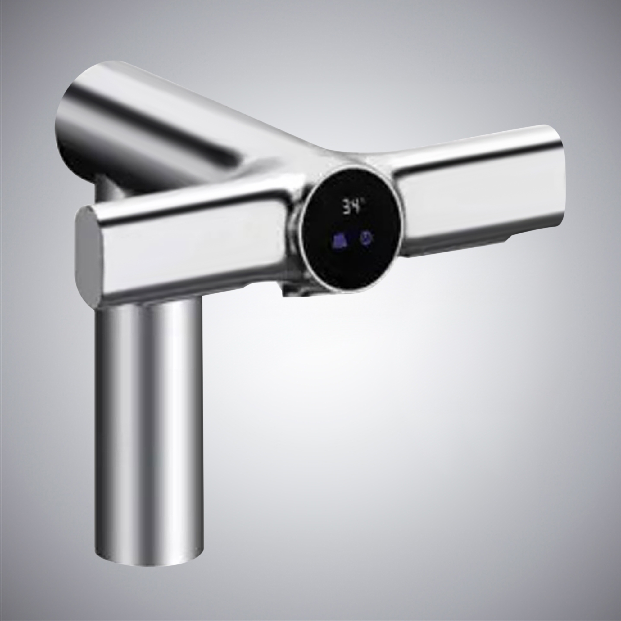 Fontana FS1095C chrome automatic sensor faucet for hospitals transportation hubs and public restrooms