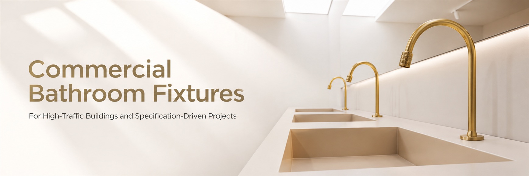 Commercial Touchless Fixtures for AEC Projects banner