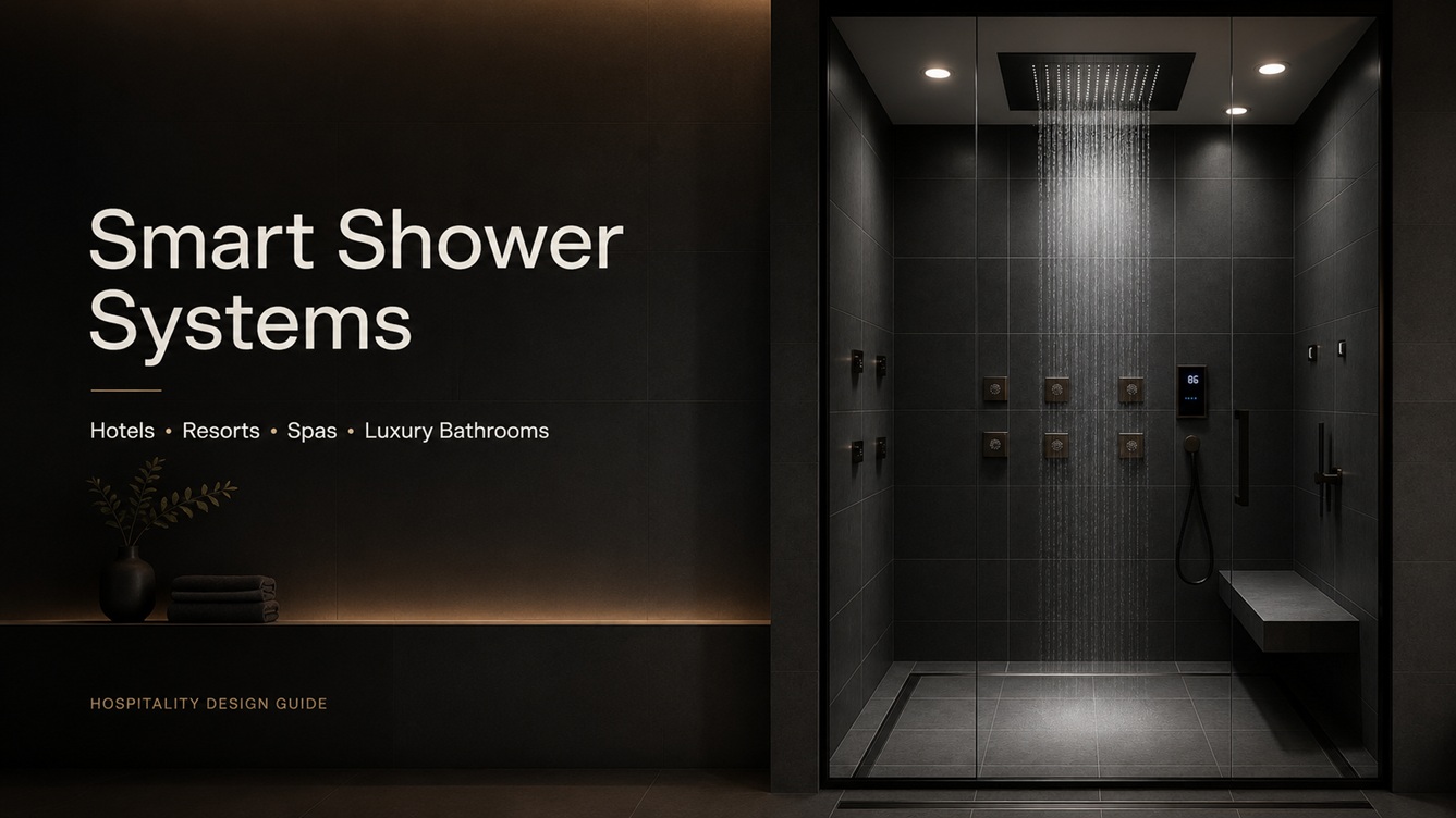 FontanaShowers smart shower systems for hospitality and luxury commercial bathrooms