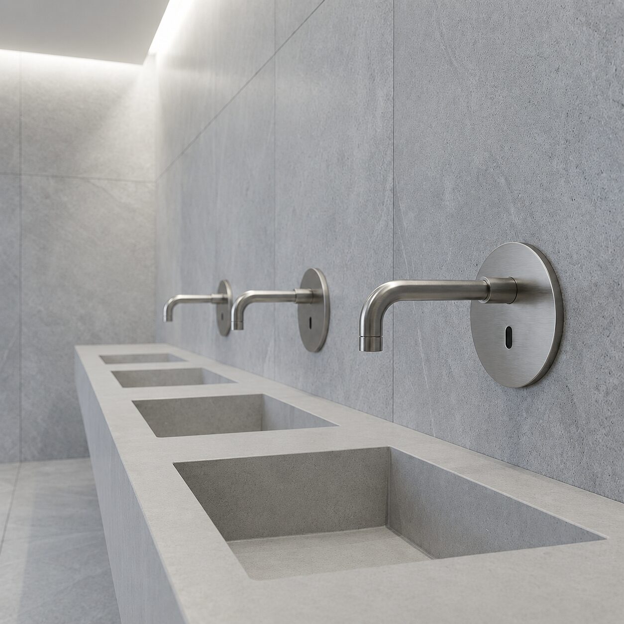 DSFD0013BNL-4T commercial touchless faucet set