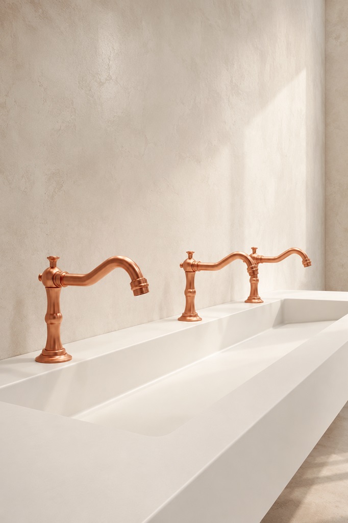 Fontana Antique Edition Rose Gold Touchless Faucet