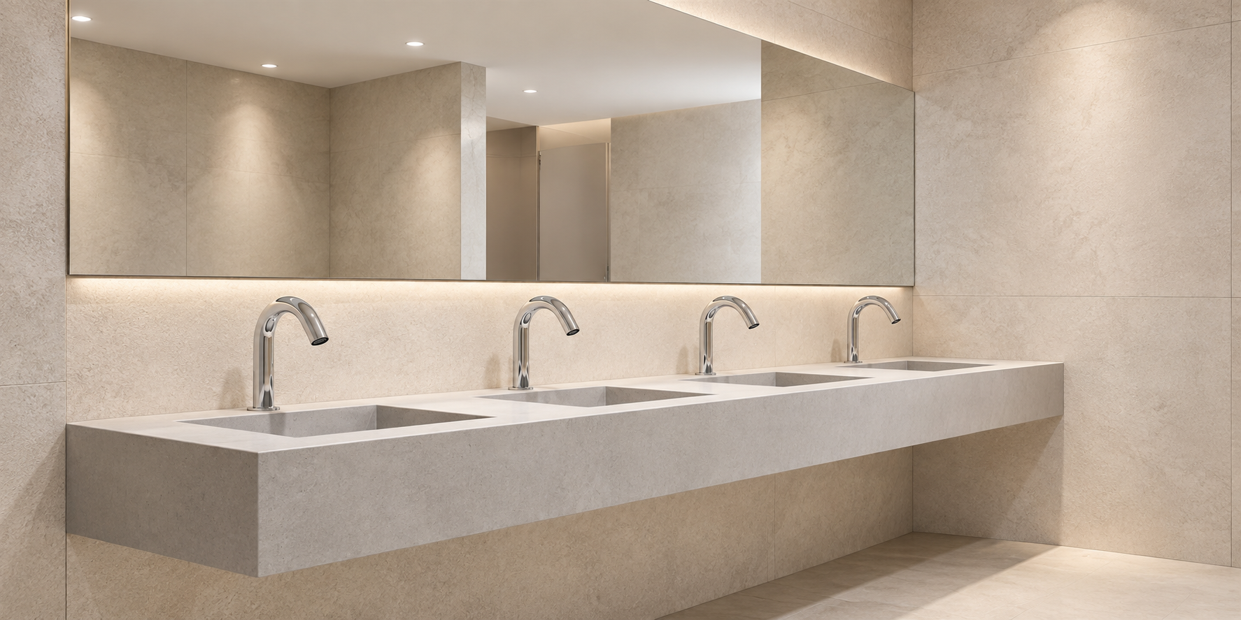 Commercial touchless faucet for specification